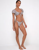 Sherla Bikini Top in Delightful Daisy