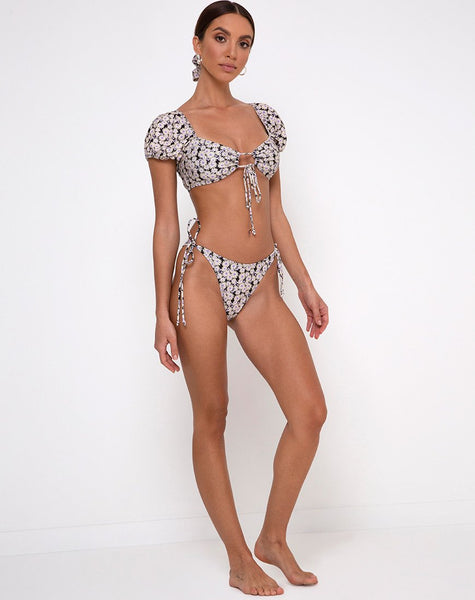 Sherla Bikini Top in Delightful Daisy