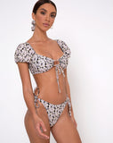 Sherla Bikini Top in Delightful Daisy