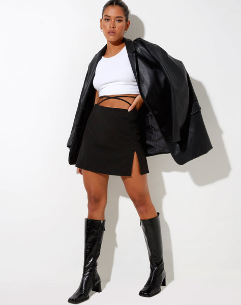 Image of Sheva Mini Skirt in Black