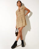 Image of Shire Mini Dress in Washed Ditsy