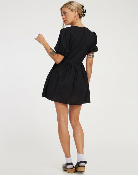 image of Shirley Mini Dress in Black