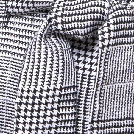 Melange High Waist Short in Grey Charles Check