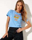 Image of Shrunk Tee in Ocean Blue Squeeze Me