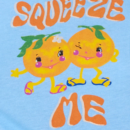 Shrunk Tee in Ocean Blue Squeeze Me