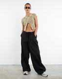 image of MOTEL X JACQUIE Phil Wide Leg Trouser in Black