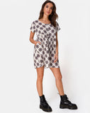 Skibbie Babydoll Dress in Kate Check