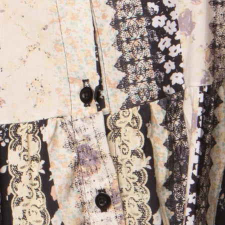 Skibbie Babydoll Dress in Grunge Lace