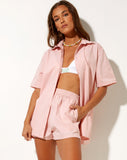 Lala Short in Poplin Pink Lady Take It Easy