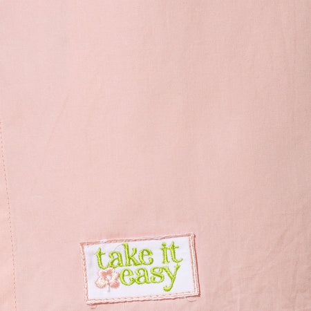 Lala Short in Poplin Pink Lady Take It Easy