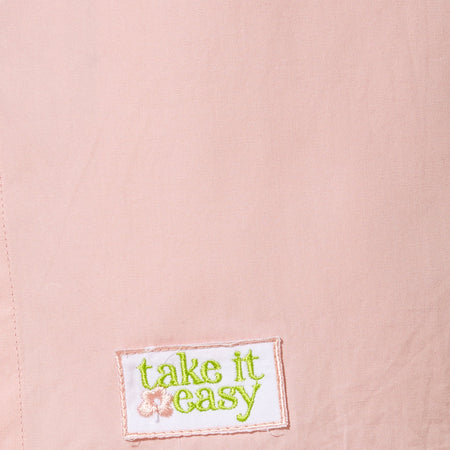 Smita Shirt in Poplin Pink Lady Take It Easy