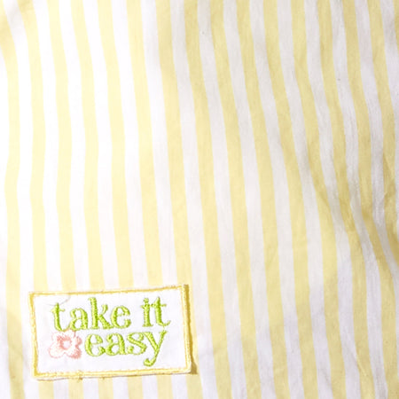 Lala Shorts in Transparent Yellow Take It Easy