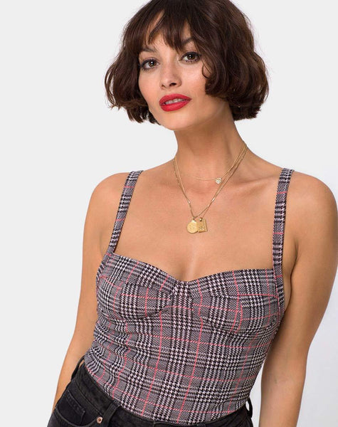 Soares Bodice in Charles Check Blush