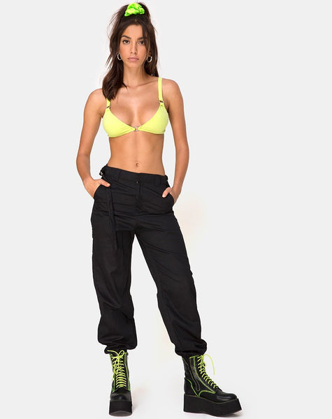 Soja Bralet in Lime