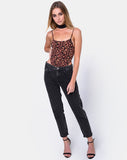 Solemo Bodice in Jungle Leopard