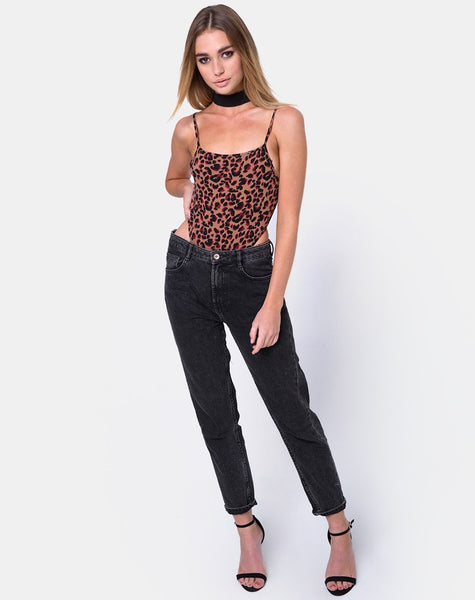 Solemo Bodice in Jungle Leopard