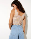 Image of Soyke Vest Top in 70s Prairie Girl Floral