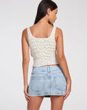 image of Soyla Top in Pretty Petal Ivory