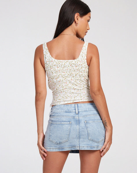 image of Soyla Top in Pretty Petal Ivory