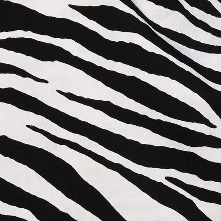 Katya Mini Dress in Huge Zebra