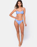 Stevie Bikini Bottom in Daisy Stamp