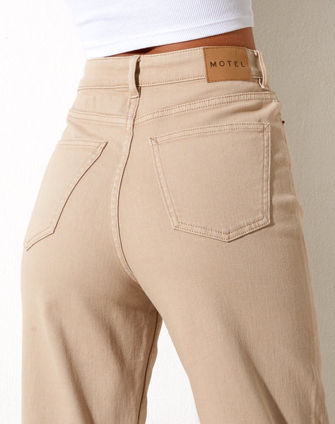 Image of Straight Leg Jeans in Winter Sandwash