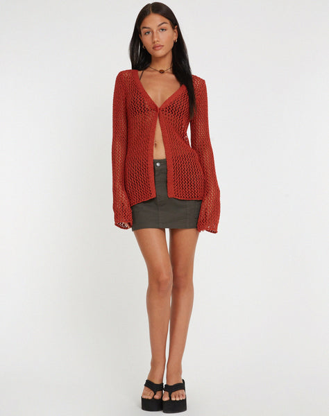 image of Sukati Cardi in Burnt Orange