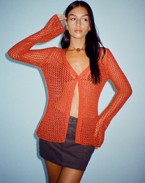 image of Sukati Cardi in Burnt Orange