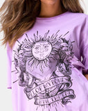 Sunny Kiss Tee in Lilac All of My Bones