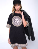 Sunny Kiss Oversize Tee in Eclipse Placement