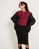 image of Suratmi Long Sleeve Top in Plum