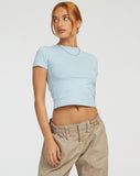 image of Surtie Crop Top in Powder Blue