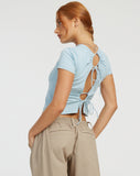 image of Surtie Crop Top in Powder Blue