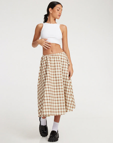 Takara Midi Skirt in Black