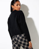 Image of Tallis Jumper in Knit Black