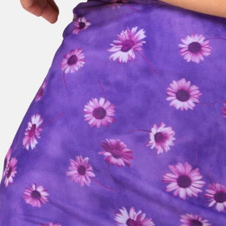 Taura Midi Skirt in Daisy Daze Purple