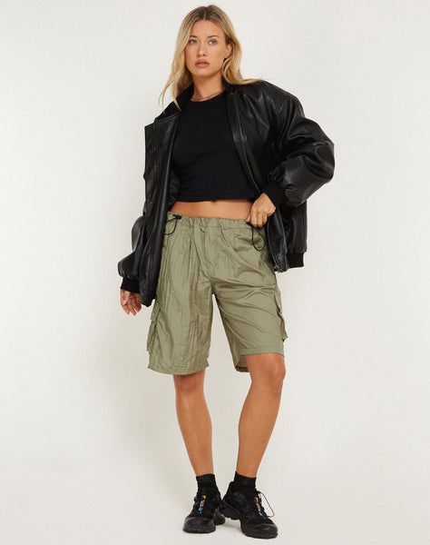 image of Tenchi Short in Parachute Silver Green