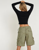 image of Tenchi Short in Parachute Silver Green