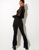 Image of Tere Shirt in Mesh Black