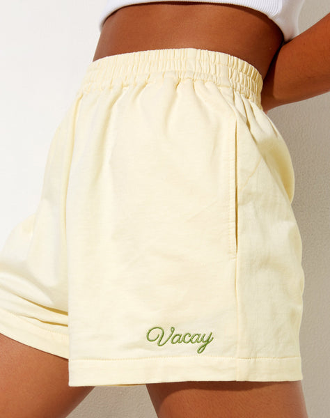 Terry Short in Buttercream Vacay Embro