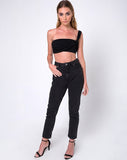 Tetric Crop Top in Black