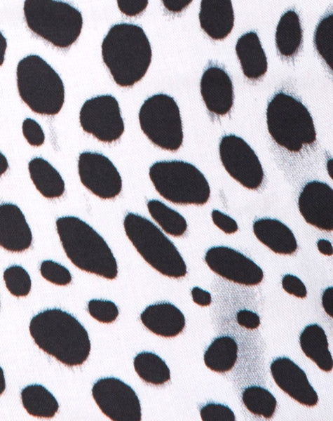 Tielda Crop Top in Dalmatian