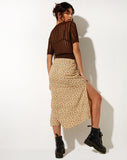 Image of Tindra Midi Skirt in Washed Ditsy