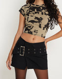 Image of Tinsi Crop Top in Ghost Girl London Fog