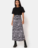 Tinxi Skirt in Animal Drip Grey