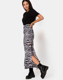 Tinxi Skirt in Animal Drip Grey