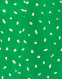 Trasti Wrap Dress in Mini Diana Dot Green