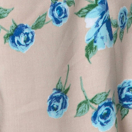 Trisemi Dress in Rose Blossom Blue