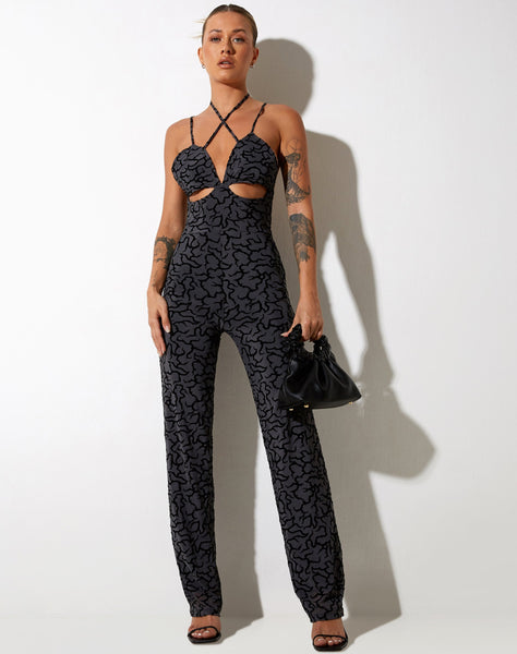 Image of Trubi Jumpsuit in Tribal Flock