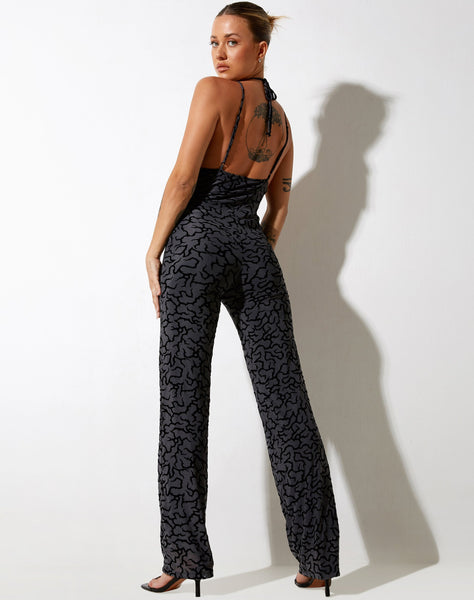 Image of Trubi Jumpsuit in Tribal Flock